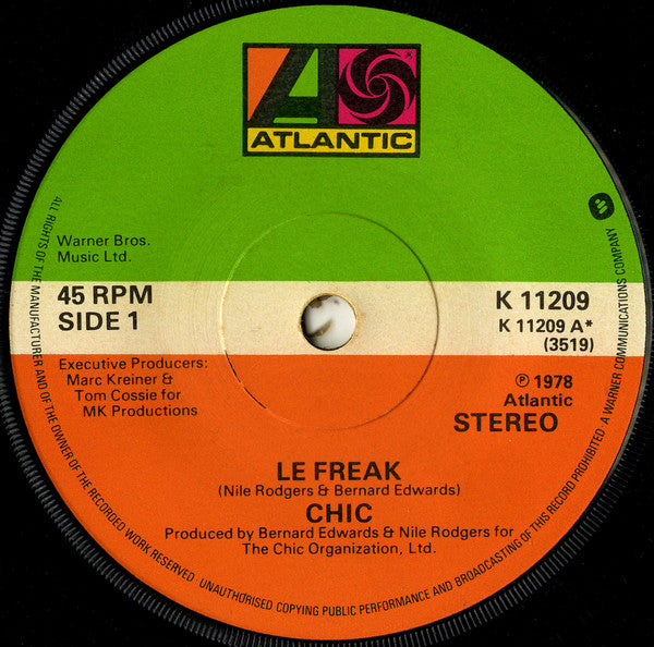 Chic : Le Freak (7", Single, RE, Gre)