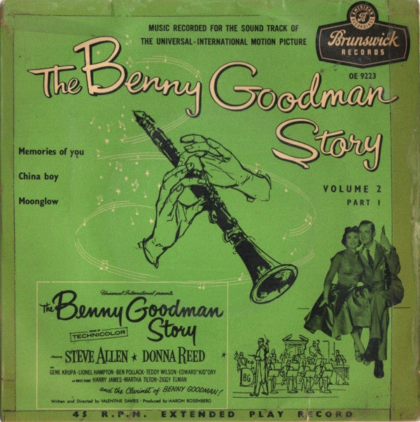 Benny Goodman Trio / The Benny Goodman Quartet : The Benny Goodman Story Volume 2 Part 1 (7", EP)