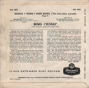 Bing Crosby : Songs I Wish I Had Sung The First Time Around... Part One (7", EP, Tri)
