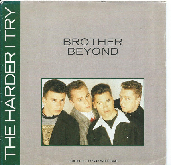 Brother Beyond : The Harder I Try (7", Single, Pos)