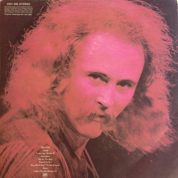 David Crosby : If I Could Only Remember My Name (LP, Album, Gat)