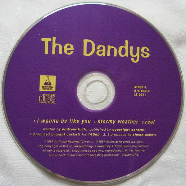 The Dandys : I Wanna Be Like You (CD, Single)