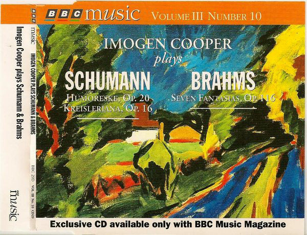 Robert Schumann / Johannes Brahms - Imogen Cooper : Imogen Cooper Plays Schumann & Brahms (CD, Comp)