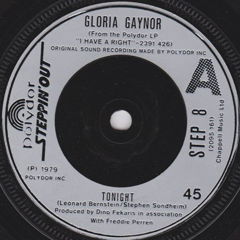 Gloria Gaynor : Tonight (7", Single)
