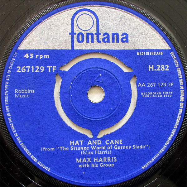 Max Harris With His Group : Gurney Slade (7", Single)