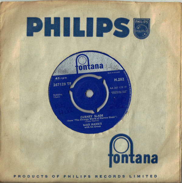 Max Harris With His Group : Gurney Slade (7", Single)