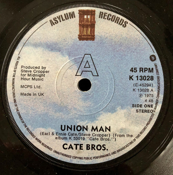 Cate Brothers : Union Man (7", Single)
