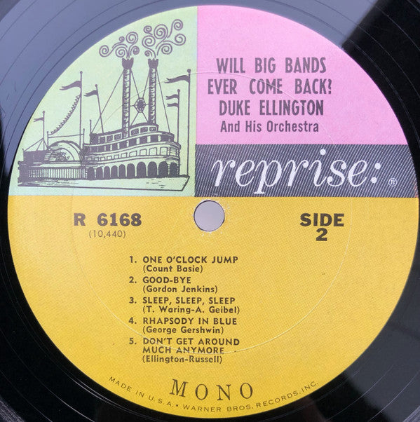 Duke Ellington And His Orchestra : Will Big Bands Ever Come Back? (LP, Album, Mono)