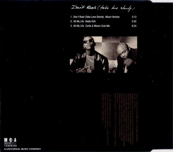 K-Ci & JoJo : Don't Rush (Take Love Slowly) (CD, Single, CD2)