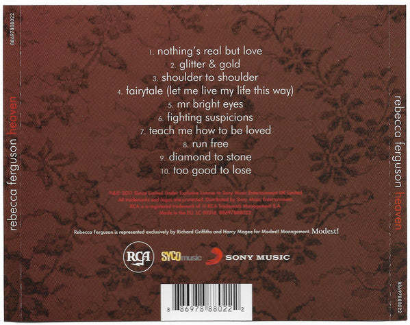 Rebecca Ferguson : Heaven (CD, Album)