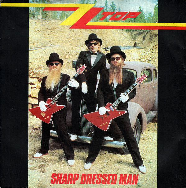 ZZ Top : Sharp Dressed Man (7", Single, Blu)