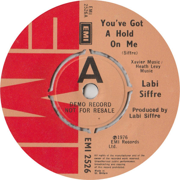 Labi Siffre : You've Got A Hold On Me (7", Promo)