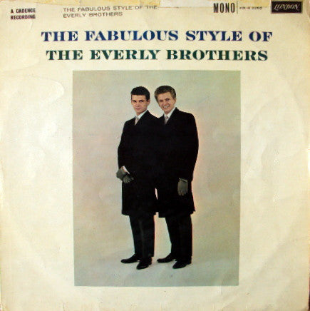 Everly Brothers : The Fabulous Style Of The Everly Brothers (LP, Comp, Mono)