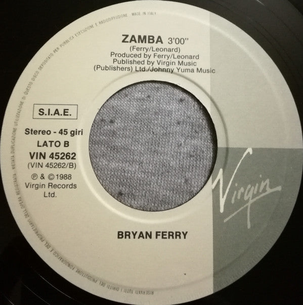 Bryan Ferry : Kiss And Tell (7")