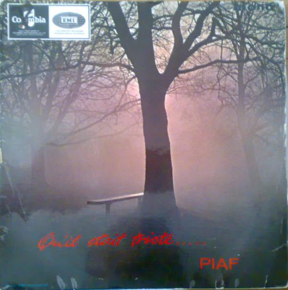 Edith Piaf : Qu'il Etait Triste (7", EP)