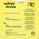 Sydney Devine : Scotland We Love You (7")