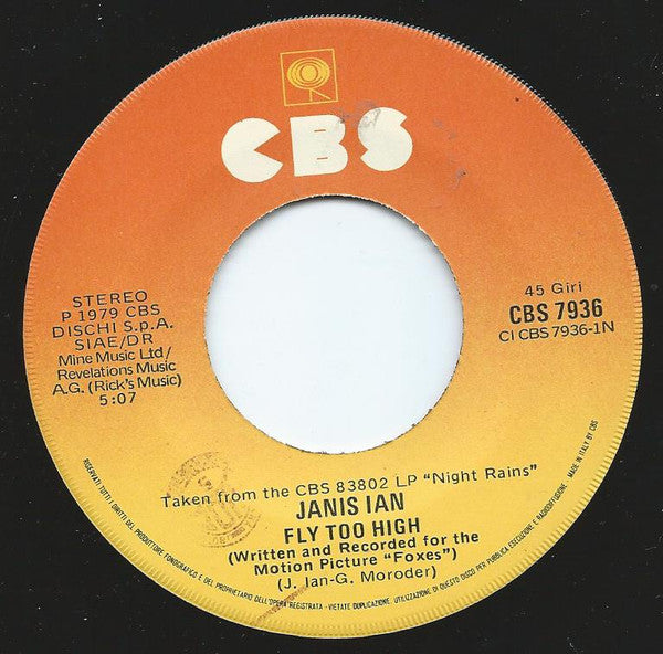Janis Ian : Fly Too High (7")