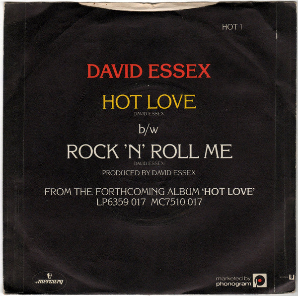 David Essex : Hot Love (7", Single)