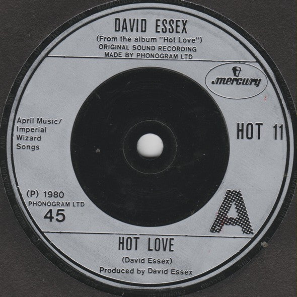 David Essex : Hot Love (7", Single)