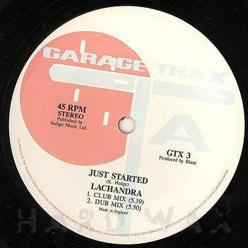 LaChandra : Just Started (12")