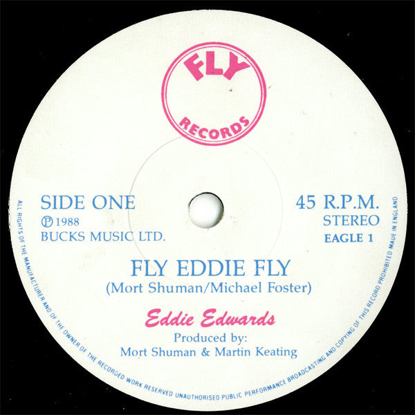 Eddie Edwards (4) : Fly Eddie Fly (7", Single)