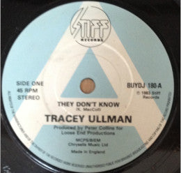 Tracey Ullman : They Don't Know (7", Single, Promo)