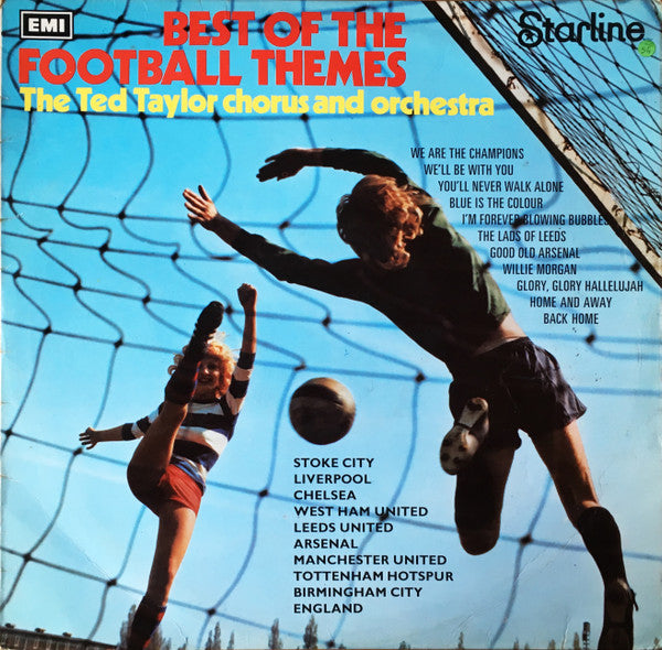 The Ted Taylor Chorus & Orchestra : Best Of The Football Themes (LP)