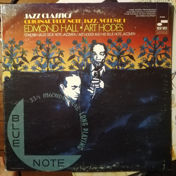 Edmond Hall / Art Hodes, Edmond Hall's Blue Note Jazzmen / Art Hodes And His Blue Note Jazzmen : Original Blue Note Jazz, Volume 1 (LP, Comp)