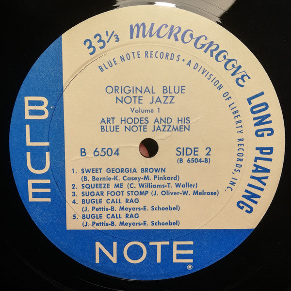 Edmond Hall / Art Hodes, Edmond Hall's Blue Note Jazzmen / Art Hodes And His Blue Note Jazzmen : Original Blue Note Jazz, Volume 1 (LP, Comp)