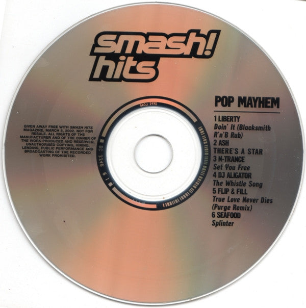 Various : Smash! Hits - Pop Mayhem (CD, Comp)