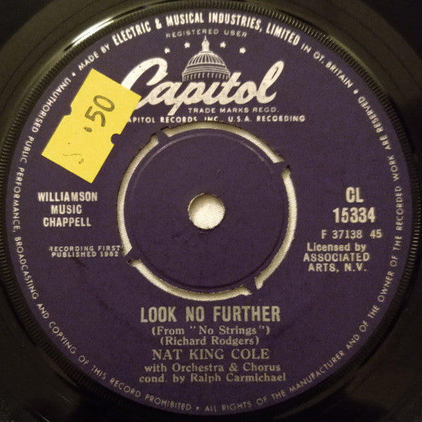 Nat King Cole : Look No Further (7", Single)