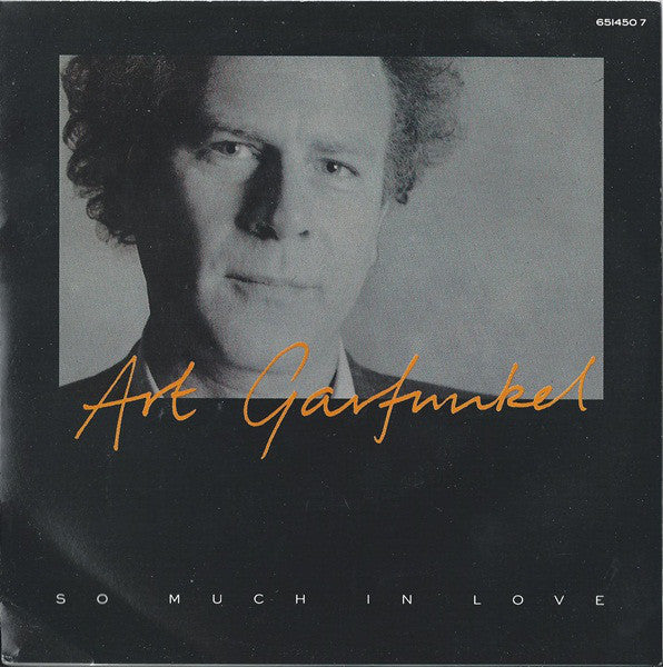Art Garfunkel : So Much In Love (7", Single)