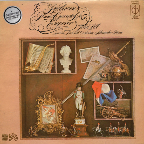 Ludwig van Beethoven, John Lill, Alexander Gibson, Royal Scottish National Orchestra : Piano Concerto No. 5 "Emperor" (LP)