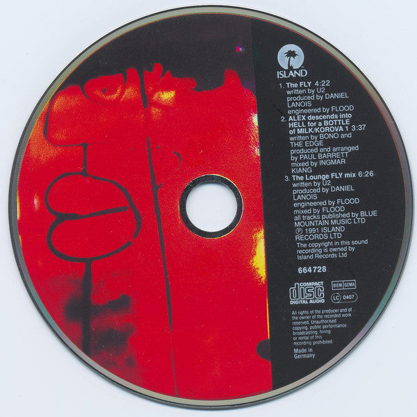 U2 : The Fly (CD, Single)