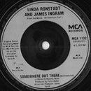 Linda Ronstadt And James Ingram : Somewhere Out There (7", Single, Sil)