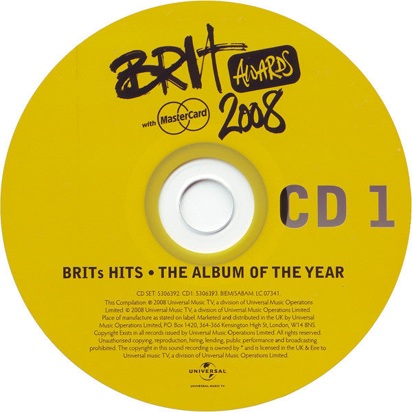 Various : Brits Hits - The Album Of The Year (2xCD, Comp)