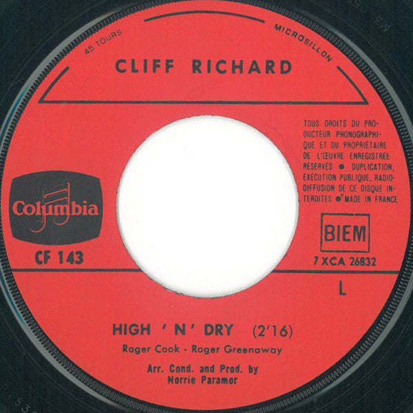 Cliff Richard : Congratulations (7", Single, Ad1)