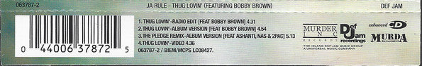 Ja Rule Featuring Bobby Brown : Thug Lovin' (CD, Single, Enh)