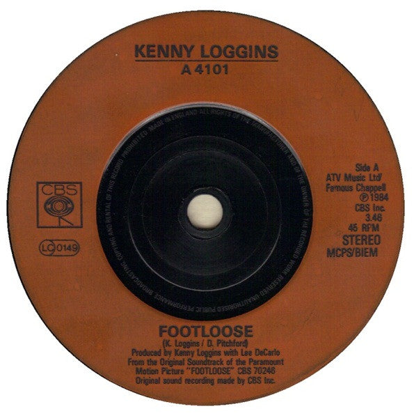 Kenny Loggins : Footloose (7", Single, Ora)