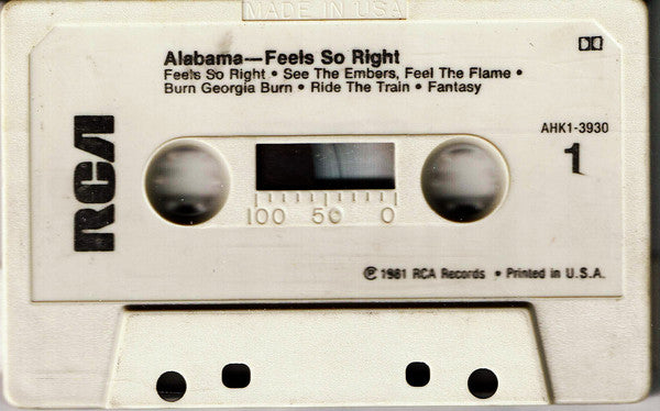 Alabama : Feels So Right (Cass, Album)