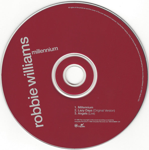 Robbie Williams : Millennium (CD, Single, CD2)