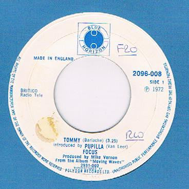 Focus (2) : Tommy (7", Single)