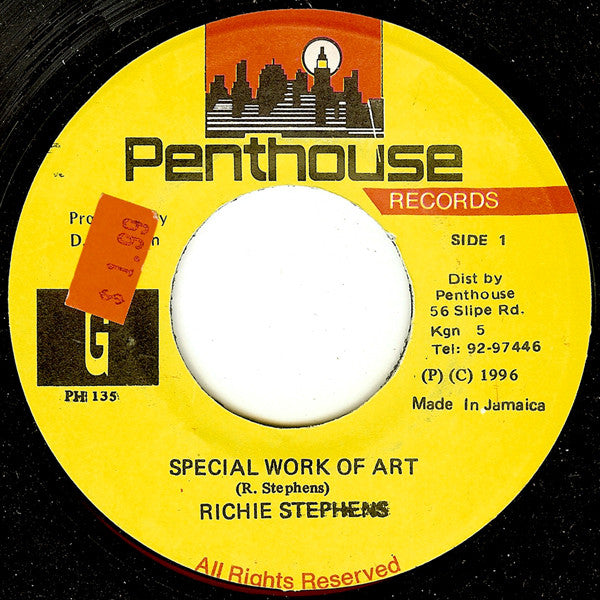 Richie Stephens : Special Work Of Art (7")