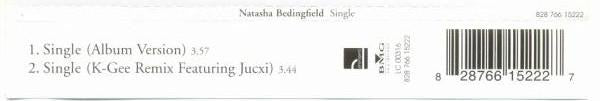 Natasha Bedingfield : Single (CD, Single, Ltd)