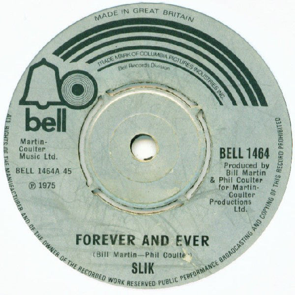 Slik : Forever And Ever (7", Single)