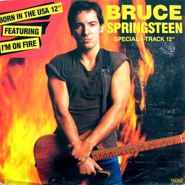 Bruce Springsteen : I'm On Fire / Born In The USA (12", Single, Sun)