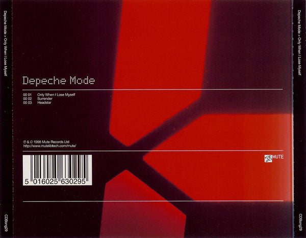 Depeche Mode : Only When I Lose Myself (CD, Single)
