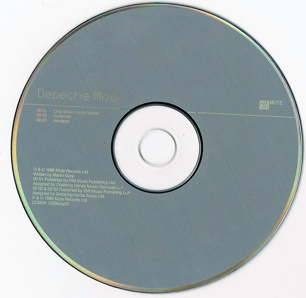 Depeche Mode : Only When I Lose Myself (CD, Single)