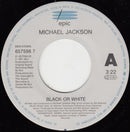 Michael Jackson : Black Or White (7", Single)