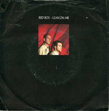 Red Box : Lean On Me (7", Single, Sil)